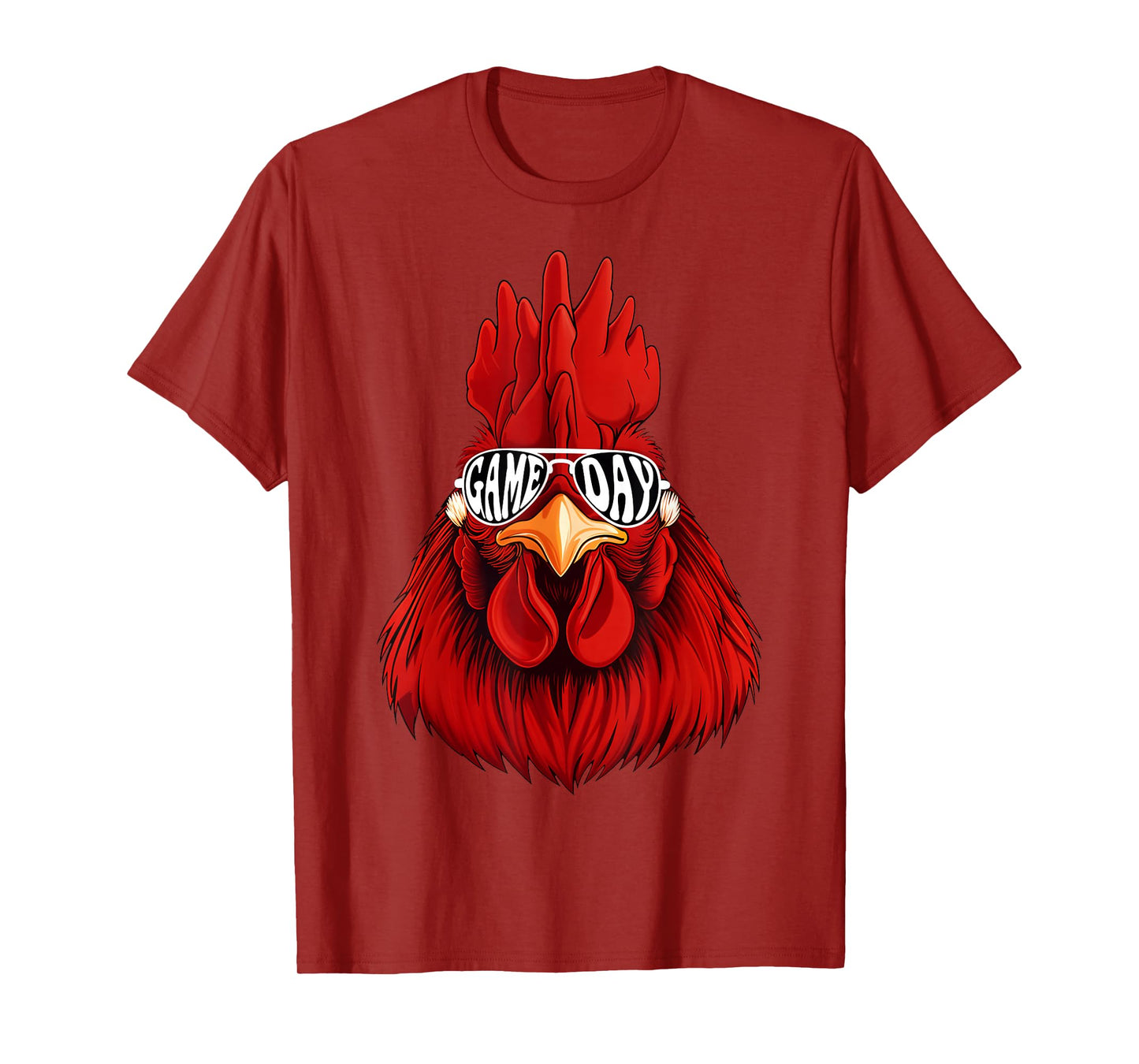 Vintage Rooster Wearing Sunglasses Retro Graphic Tee Rooster T-Shirt