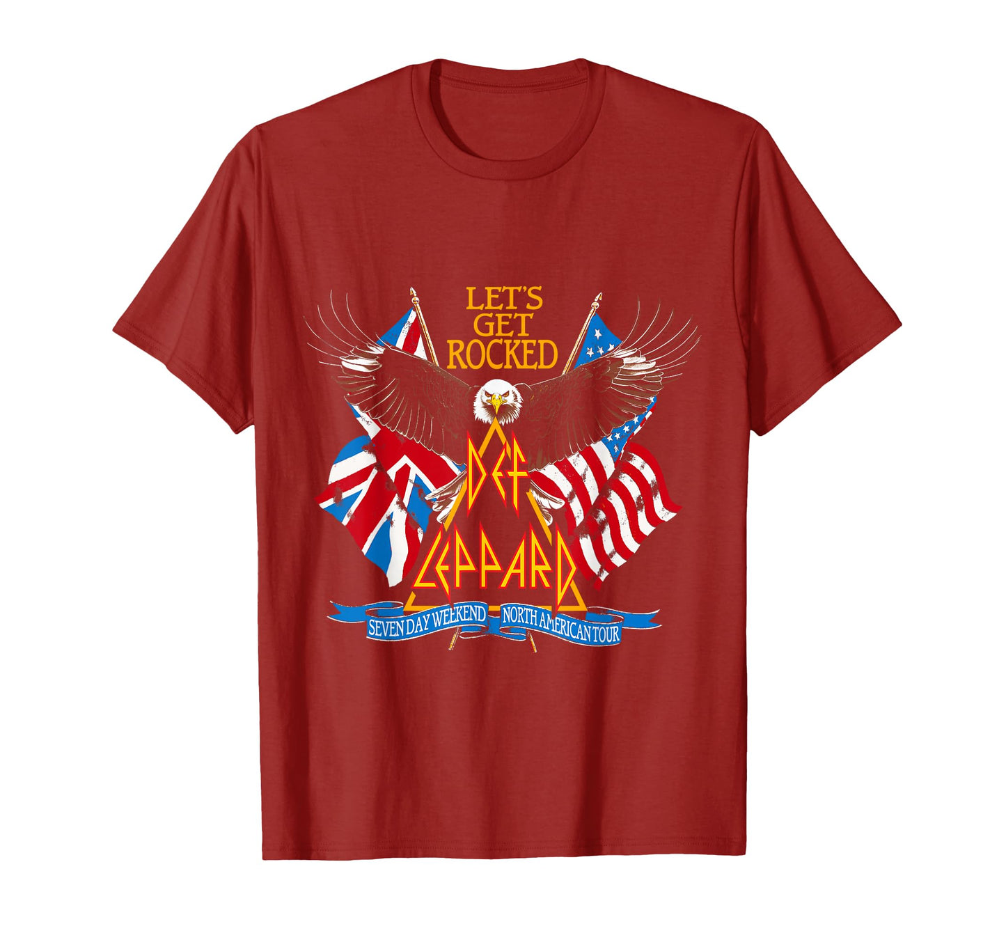 Official Def Leppard Let's Get Rocked T-Shirt