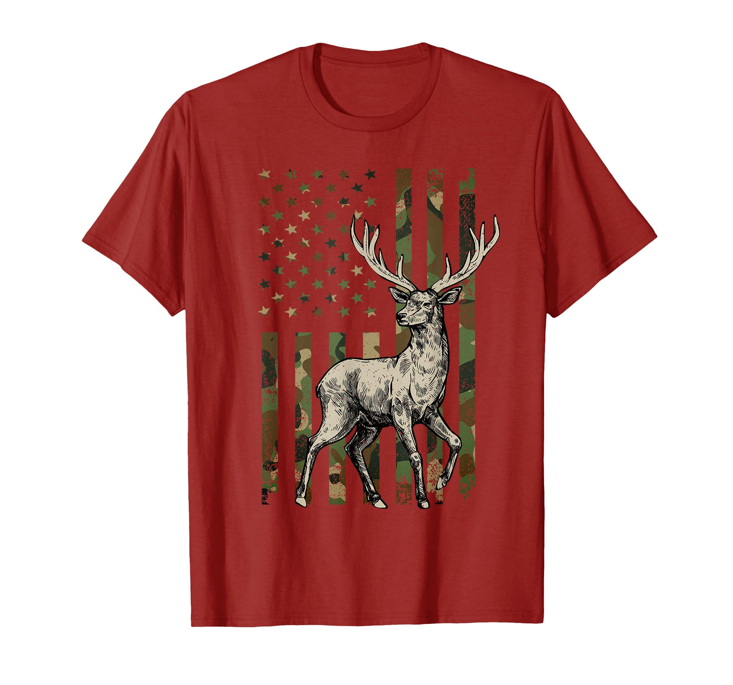 Deer Hunting Art for Men Women Wildlife Hunter Deer Hunting T-Shirt