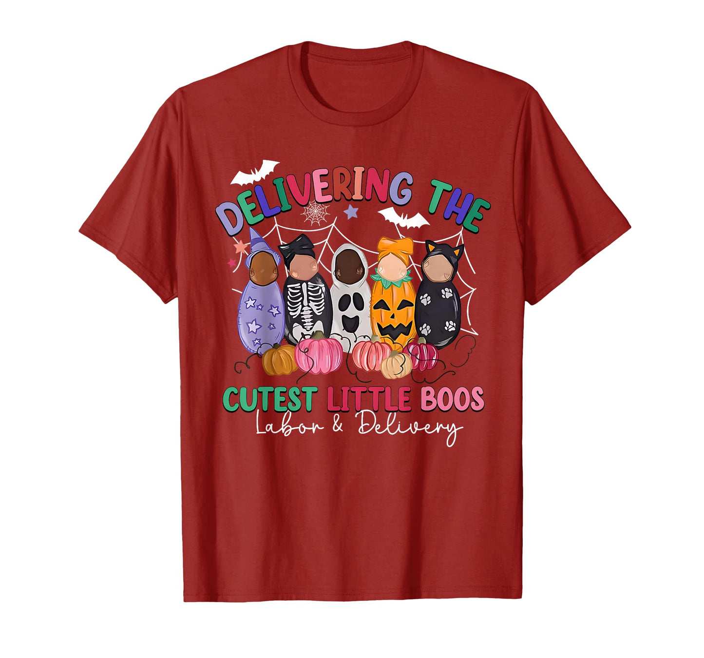 Delivering The Cutest Boos Labor & Delivery Halloween Nurse T-Shirt