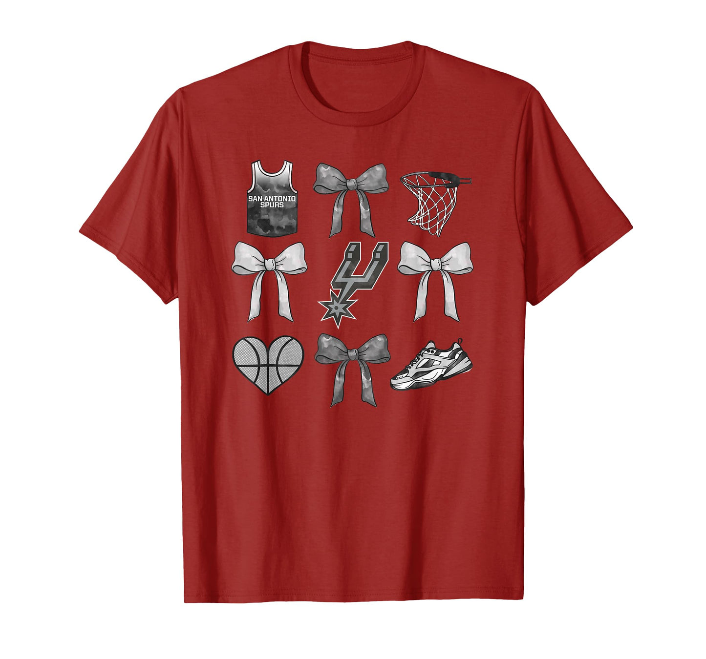 NBA San Antonio Spurs Bow Grid T-Shirt