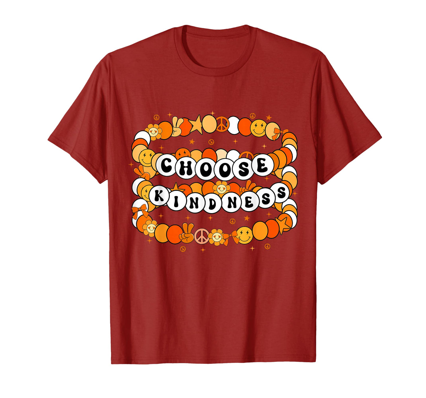 Choose Kindness Unity Day Orange Anti Bullying Bracelets T-Shirt