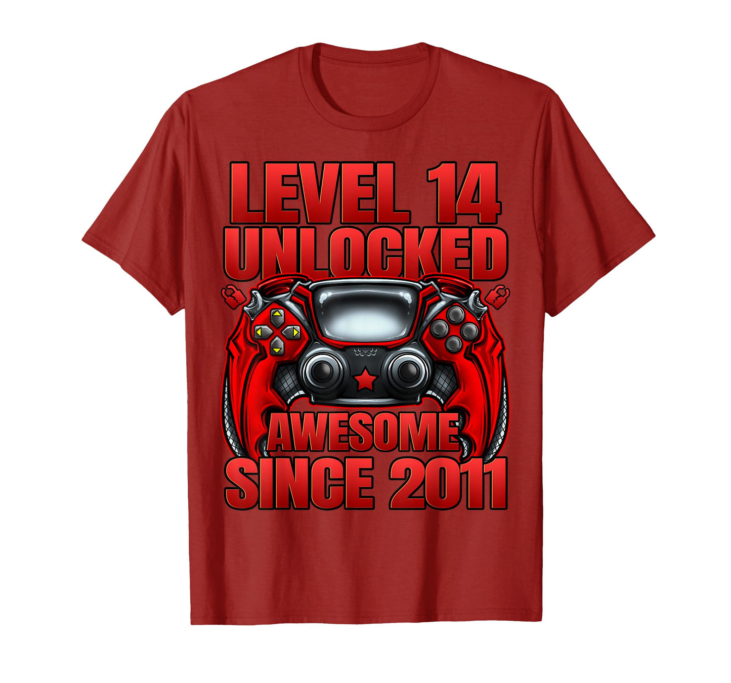 Level 14 Unlocked 14 Year Old Gifts Boys 14th Birthday Boy T-Shirt