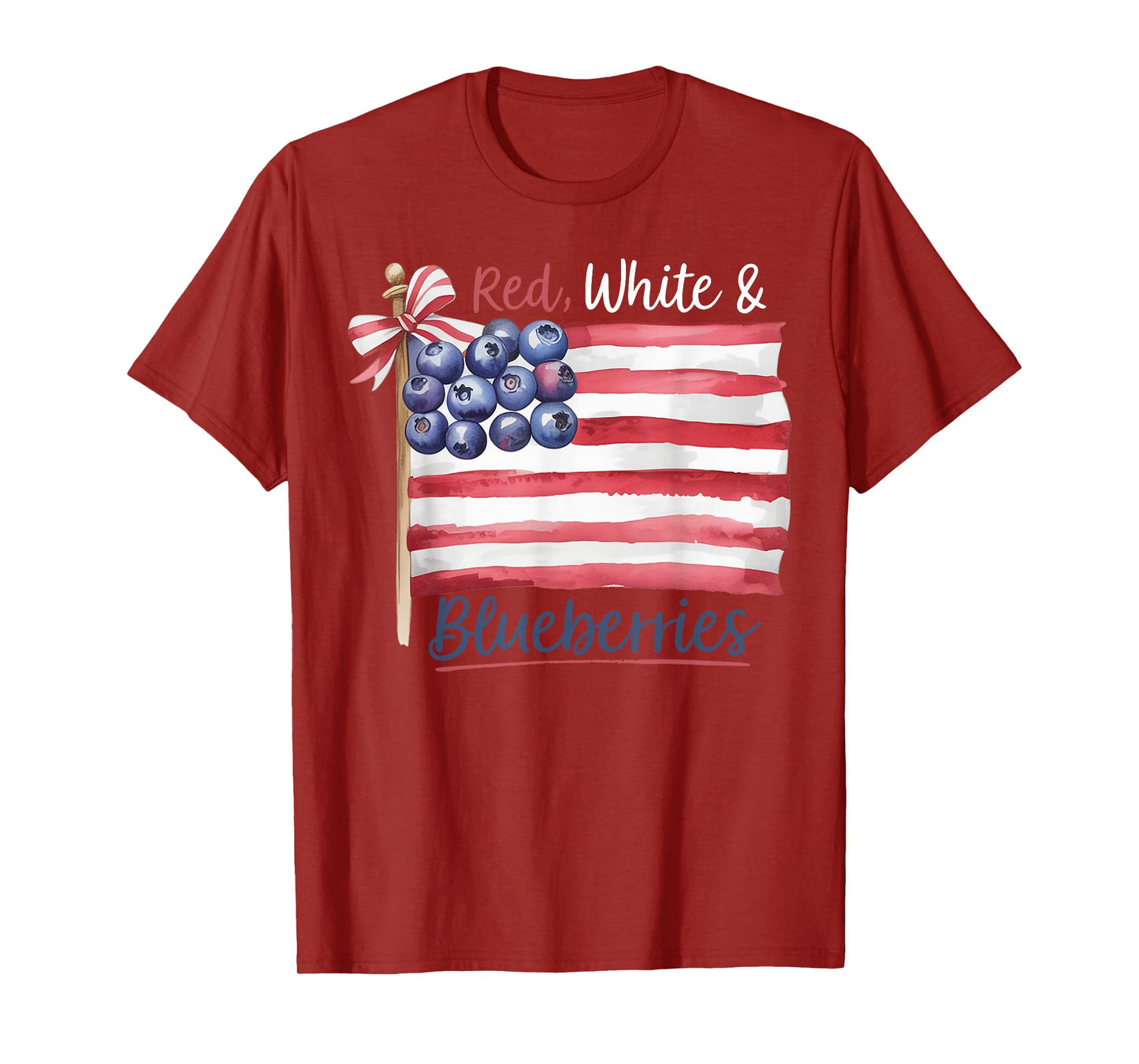 Red, White and Blueberries for Supporters for Men Women T-Shirt