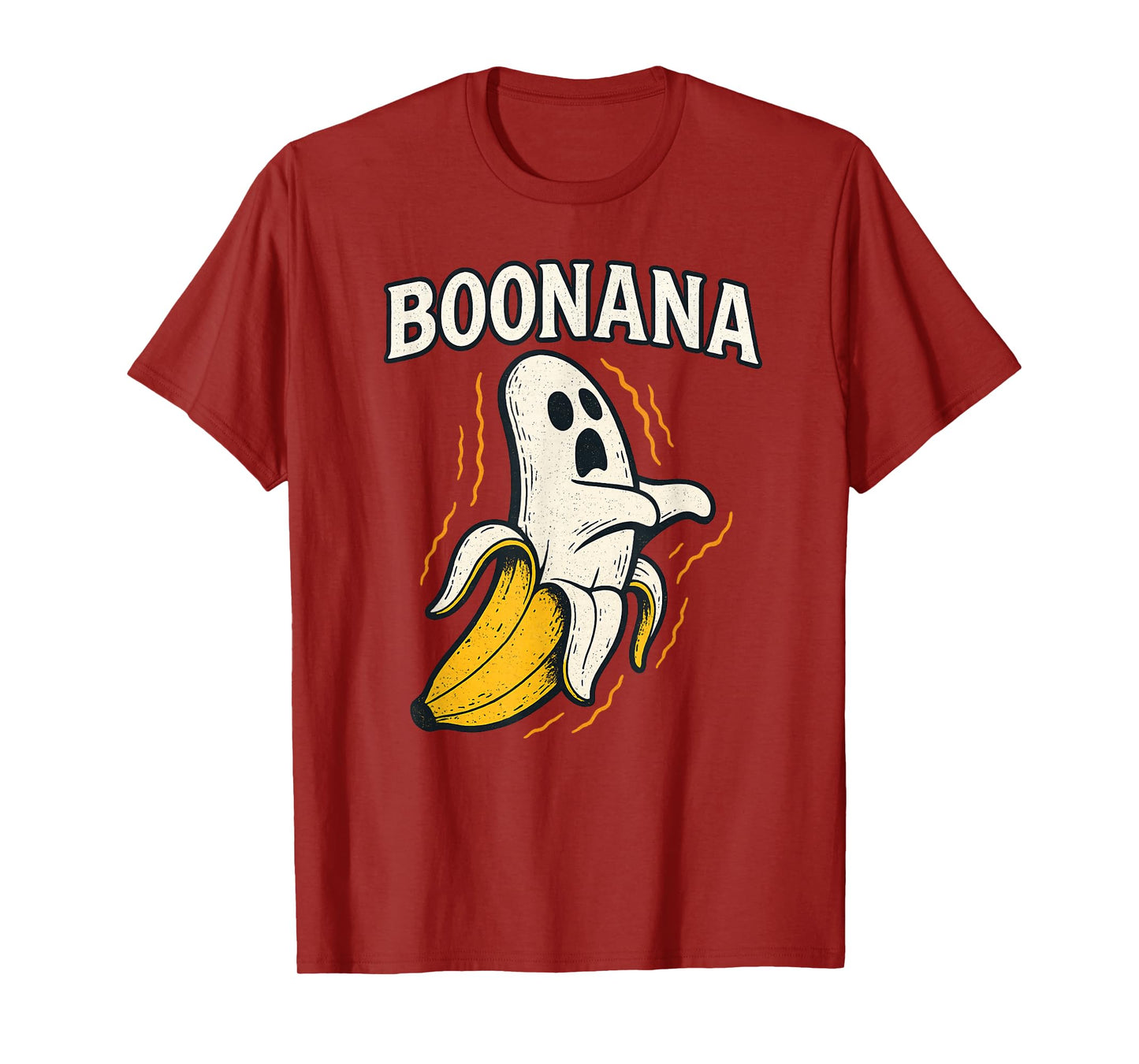 Boonana Cute Ghost Banana Halloween Costume Men Women Kids T-Shirt