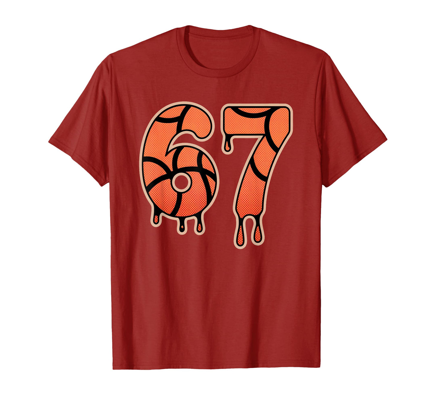 67 Number Gen Alpha Slang Basketball Drip Six Seven T-Shirt