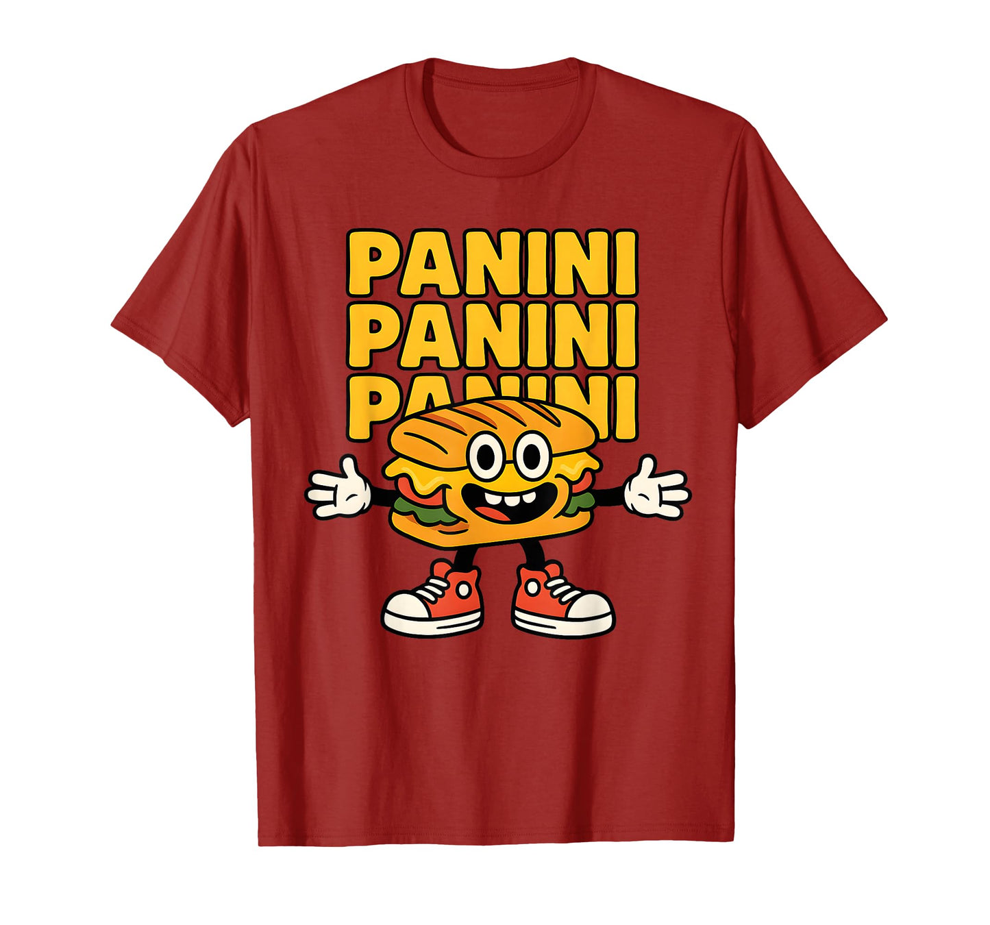 Panini Funny Italian Brainrot Meme Sandwich Kids Boys Humor T-Shirt