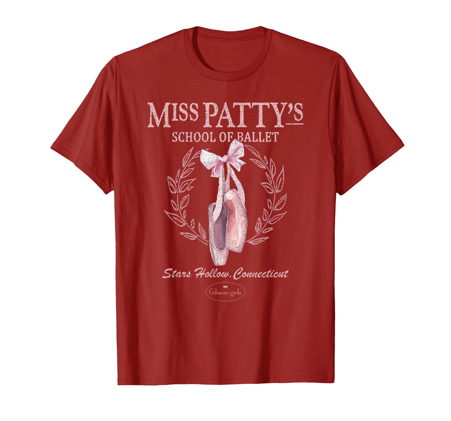 Gilmore Girls Miss Patty's School Of Ballet Distressed Logo T-Shirt
