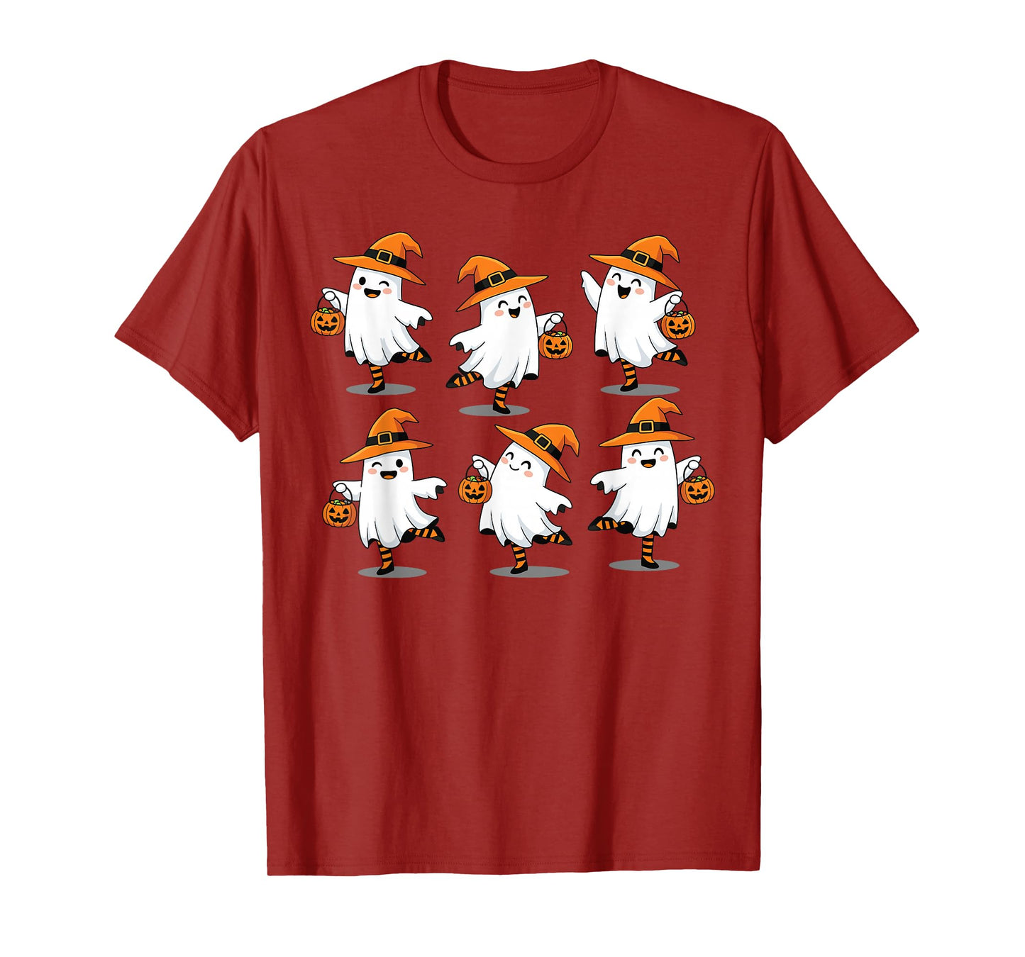 Halloween Ballet Ghost Ballet Dancer Spooky Dance Teacher T-Shirt