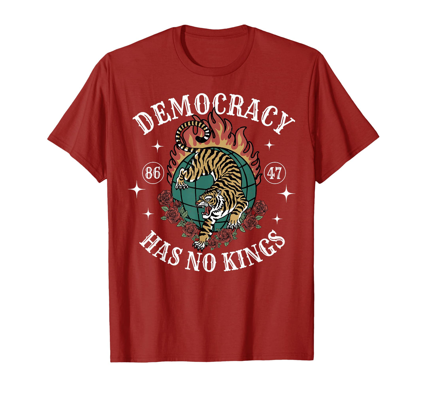 Democracy Has No Kings 86 47 T-Shirt