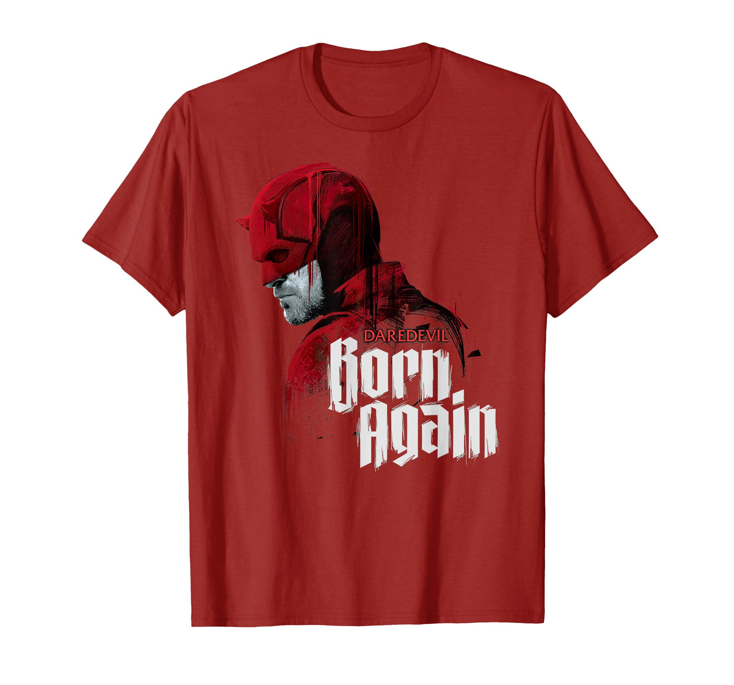 Marvel Daredevil: Born Again Disney+ Profile and Series Logo T-Shirt