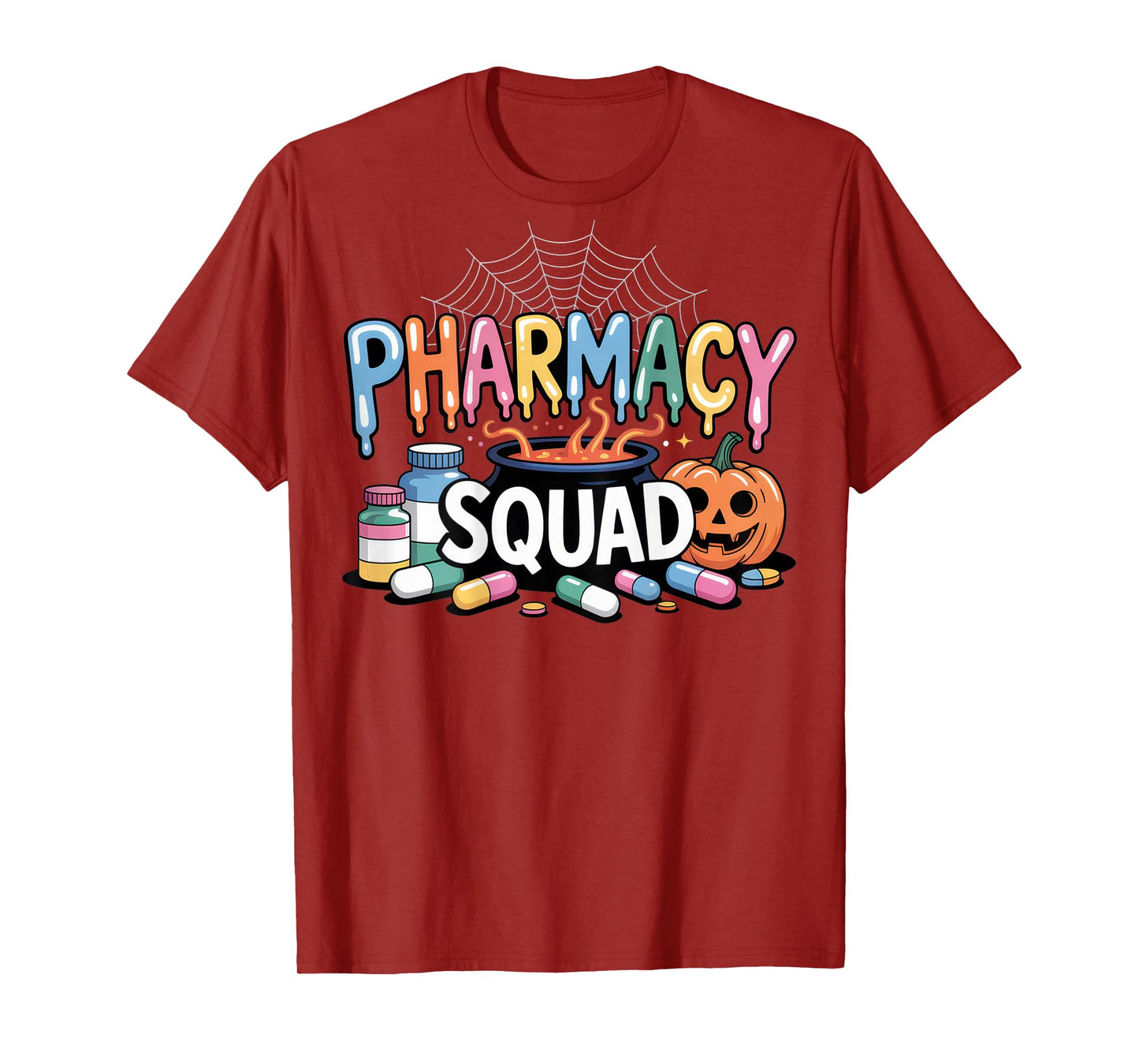 Pharmacy Squad Halloween Vibes For Pharmacists And Pharmacy T-Shirt