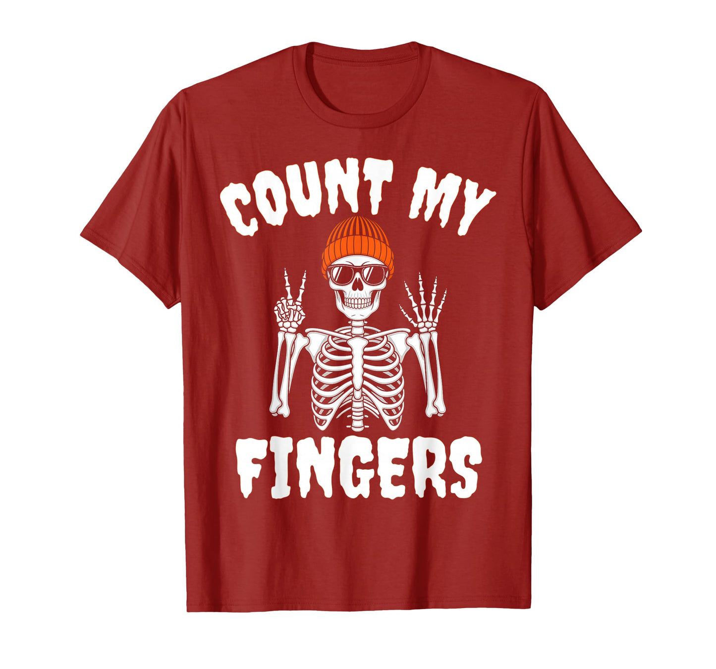 67 Halloween Skeleton Funny Brainrot Meme Kids Six Seven T-Shirt