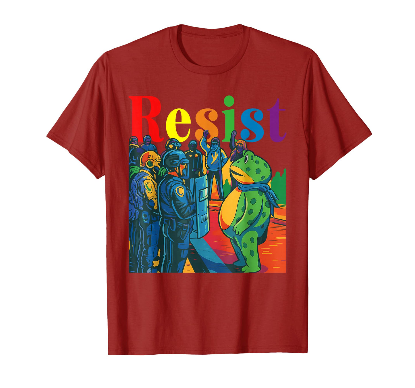Portland Frog Protest Shirt for Men and Women No Kings tee T-Shirt