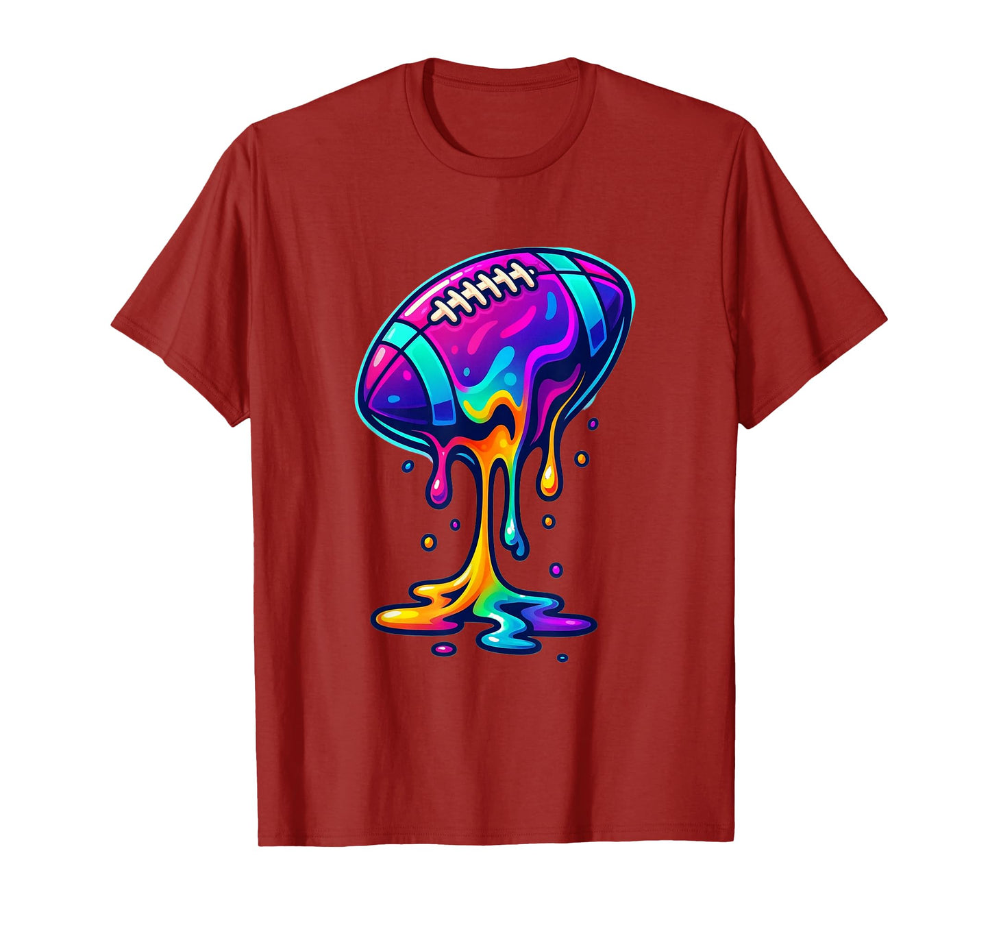 Football Drip Drippy Clothes Youth Boys Sports Tee T-Shirt