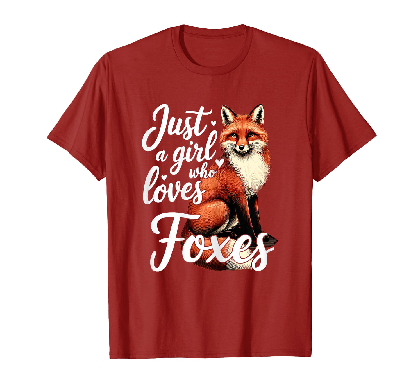 Fox Cute Just a Girl Who Loves Foxes T-Shirt