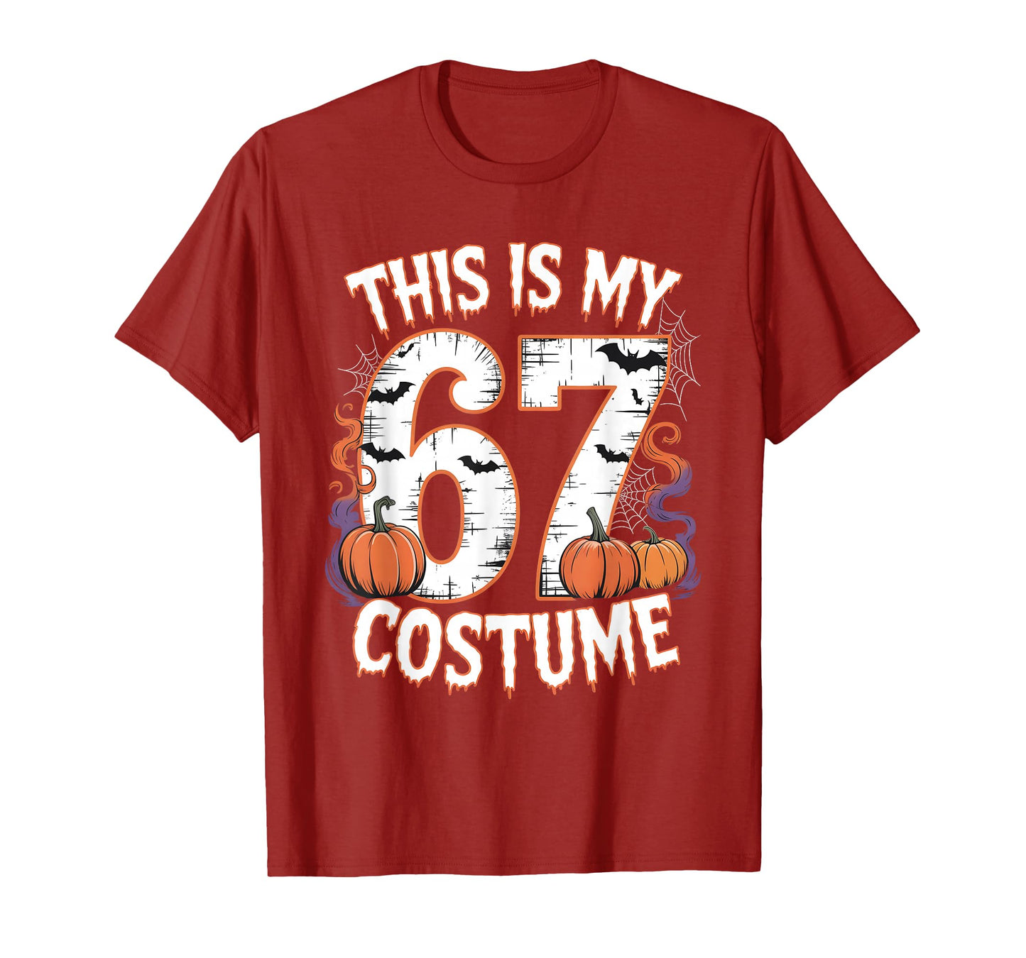 Halloween 67 Meme Six Seven Costume T-Shirt