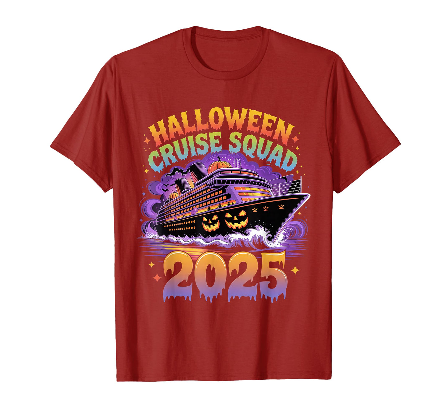 Halloween Cruise Squad 2025 Matching Family Cruise Trip T-Shirt
