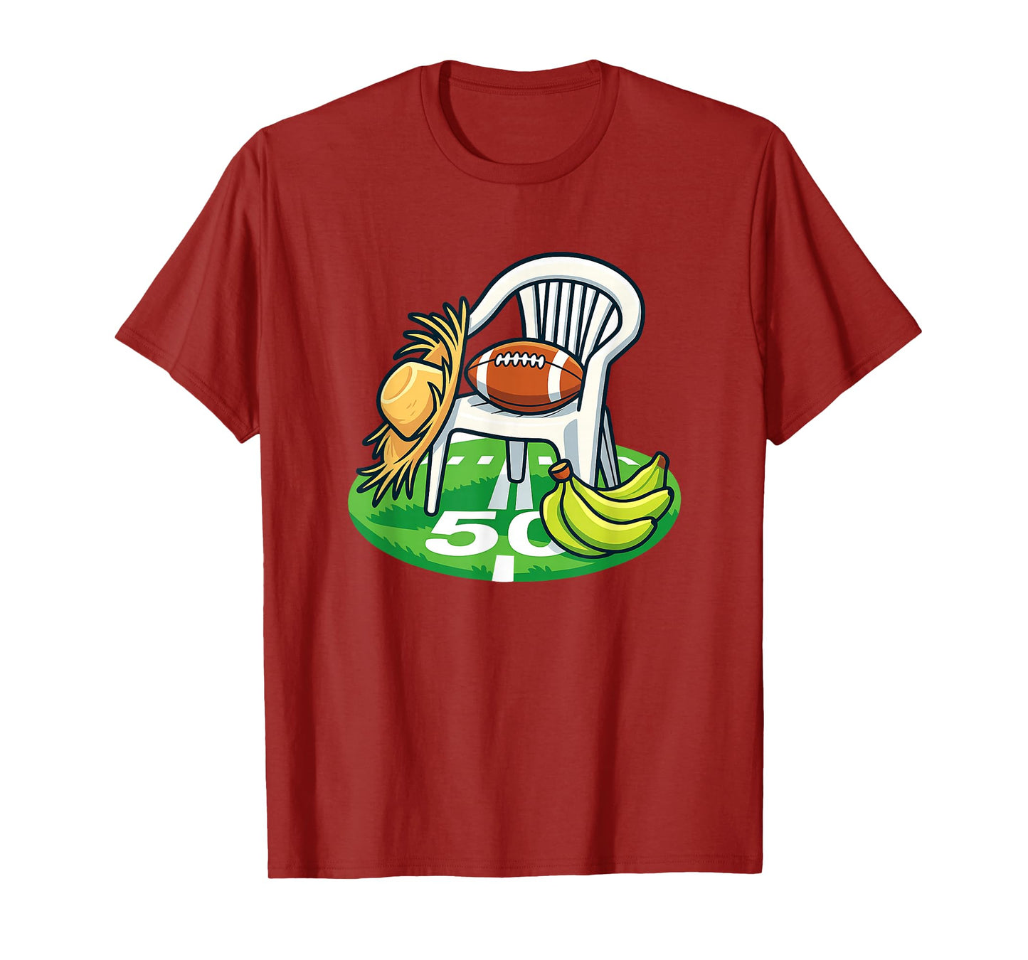 Funny Puerto Rico Pride White Chair Football Game Design T-Shirt