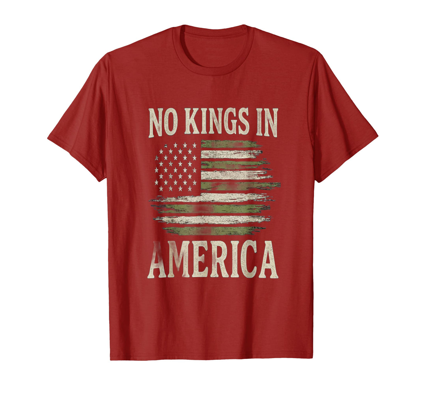 No Kings Vintage Patriotic Freedom Liberty USA T-Shirt