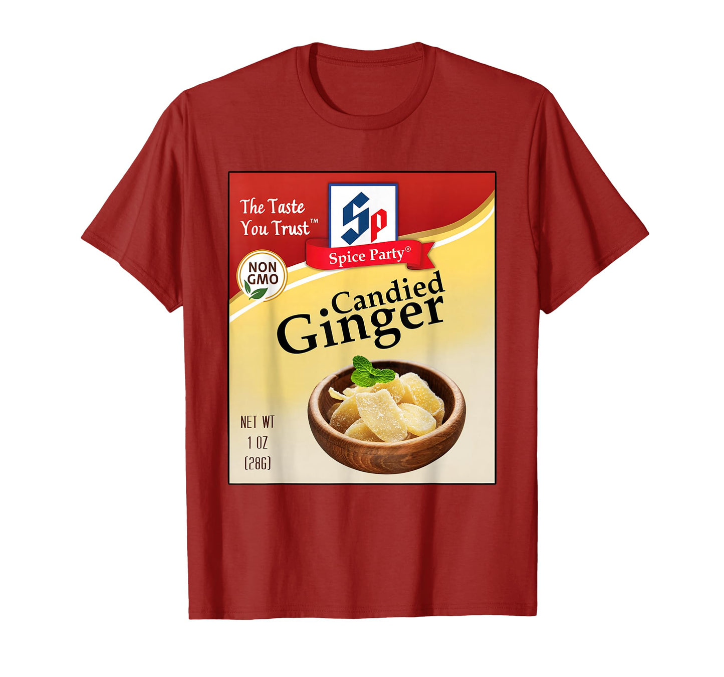 Candied Ginger Condiment Costume Holiday Spice Group Costume T-Shirt