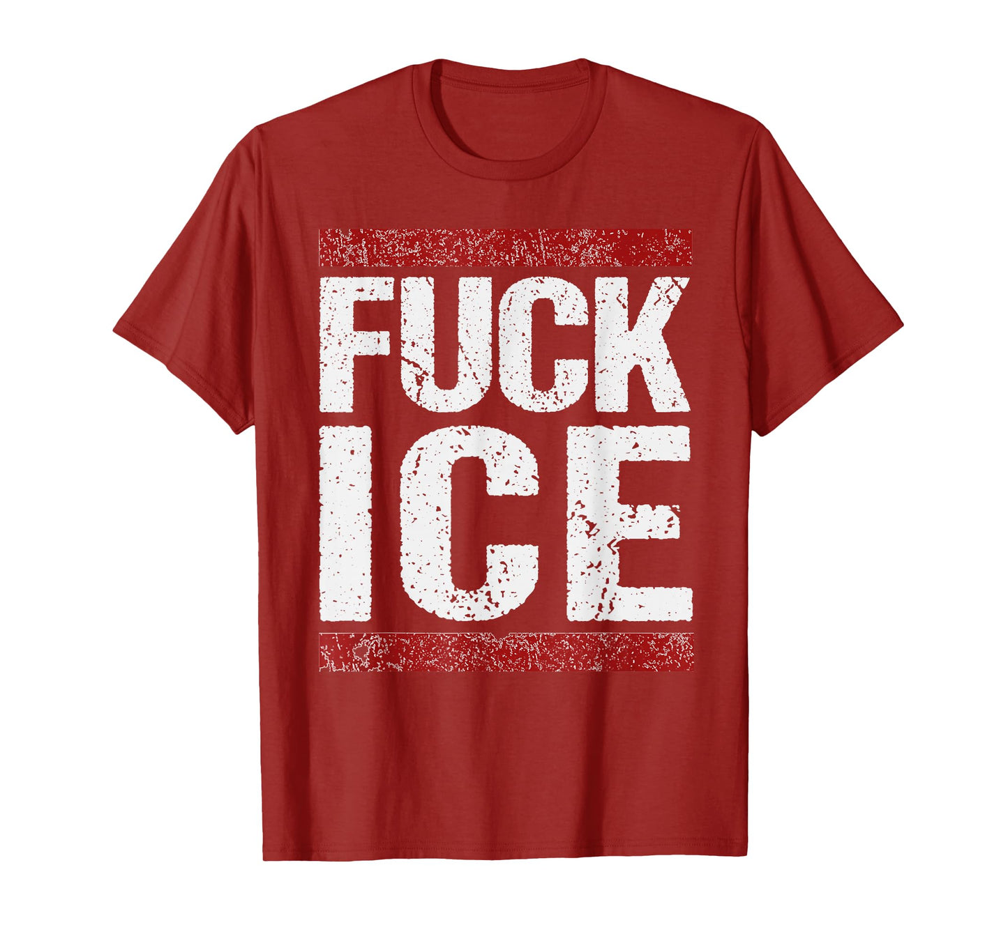 Retro Vintage Fuck Out Ice Distressed T-Shirt