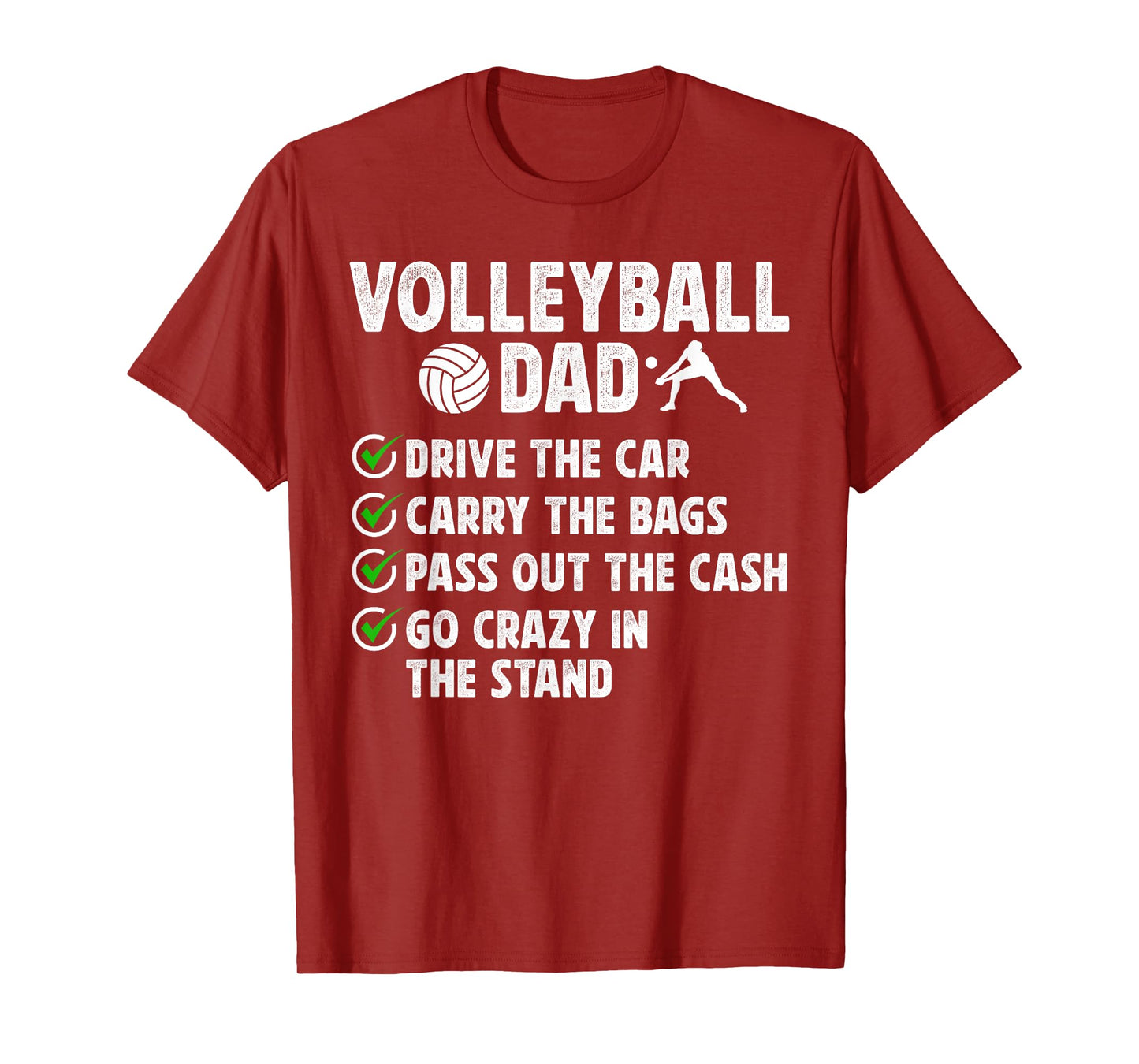 Volleyball Dad Volleyball Player Dad Volleyball Father T-Shirt