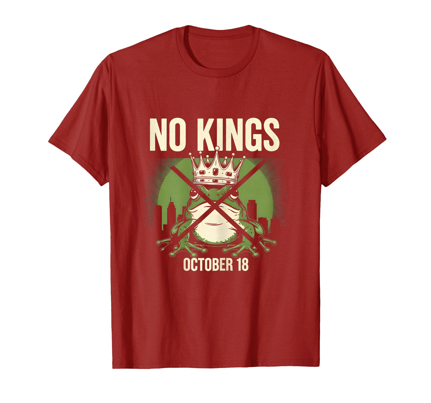 No Kings October 18 Portland Frog Hop Resist Protest T-Shirt