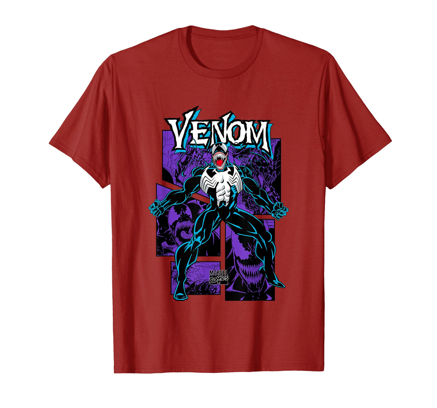 Marvel Comics Venom Vintage Villain Comic Cover T-Shirt