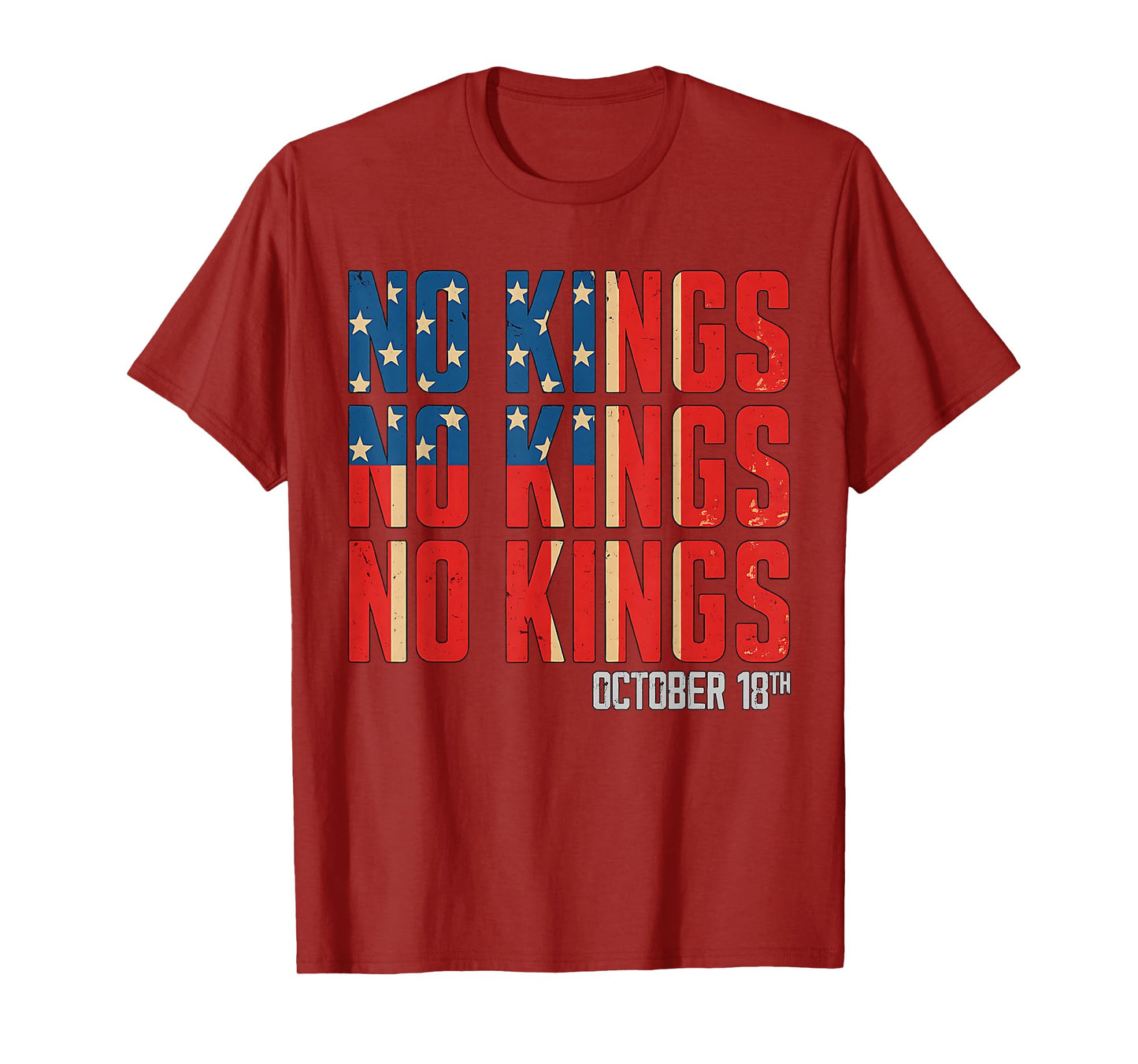 No Kings October 18 Shirt Men Women Kids No Kings 2025 T-Shirt