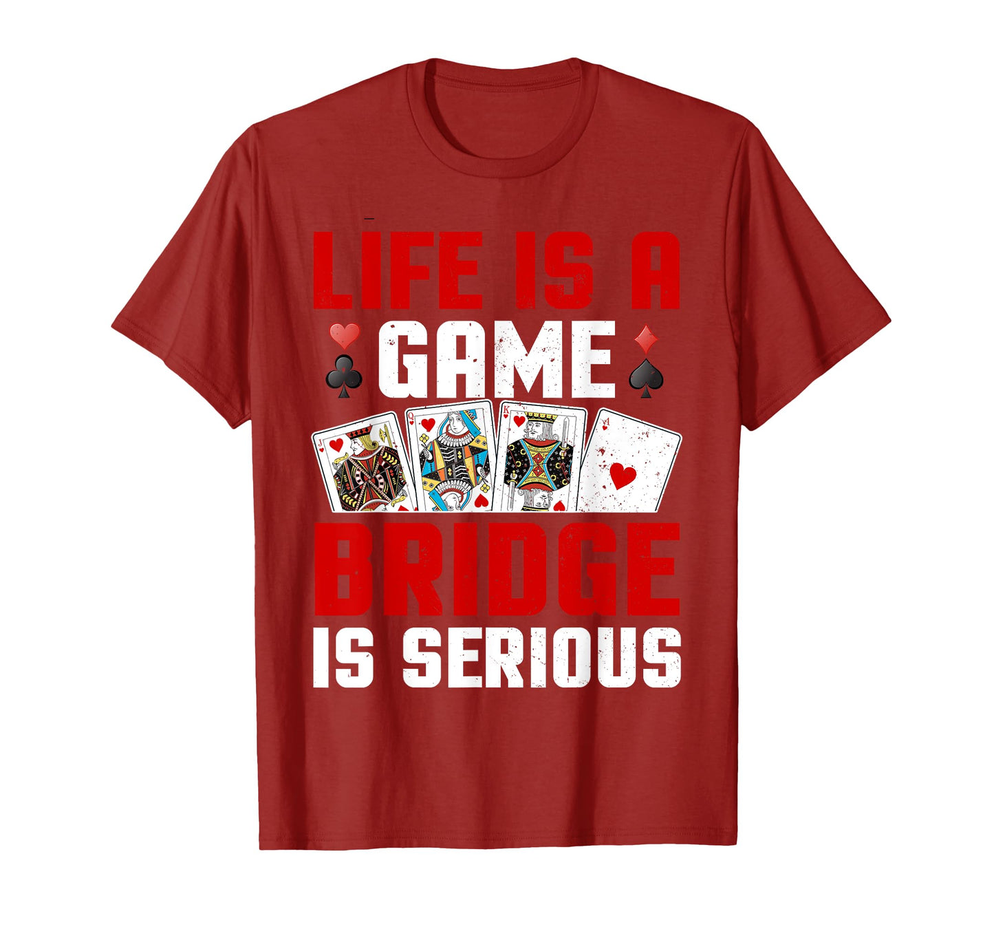 Cool Bridge Player Art For Men Women Bridge Card Game Bridge T-Shirt