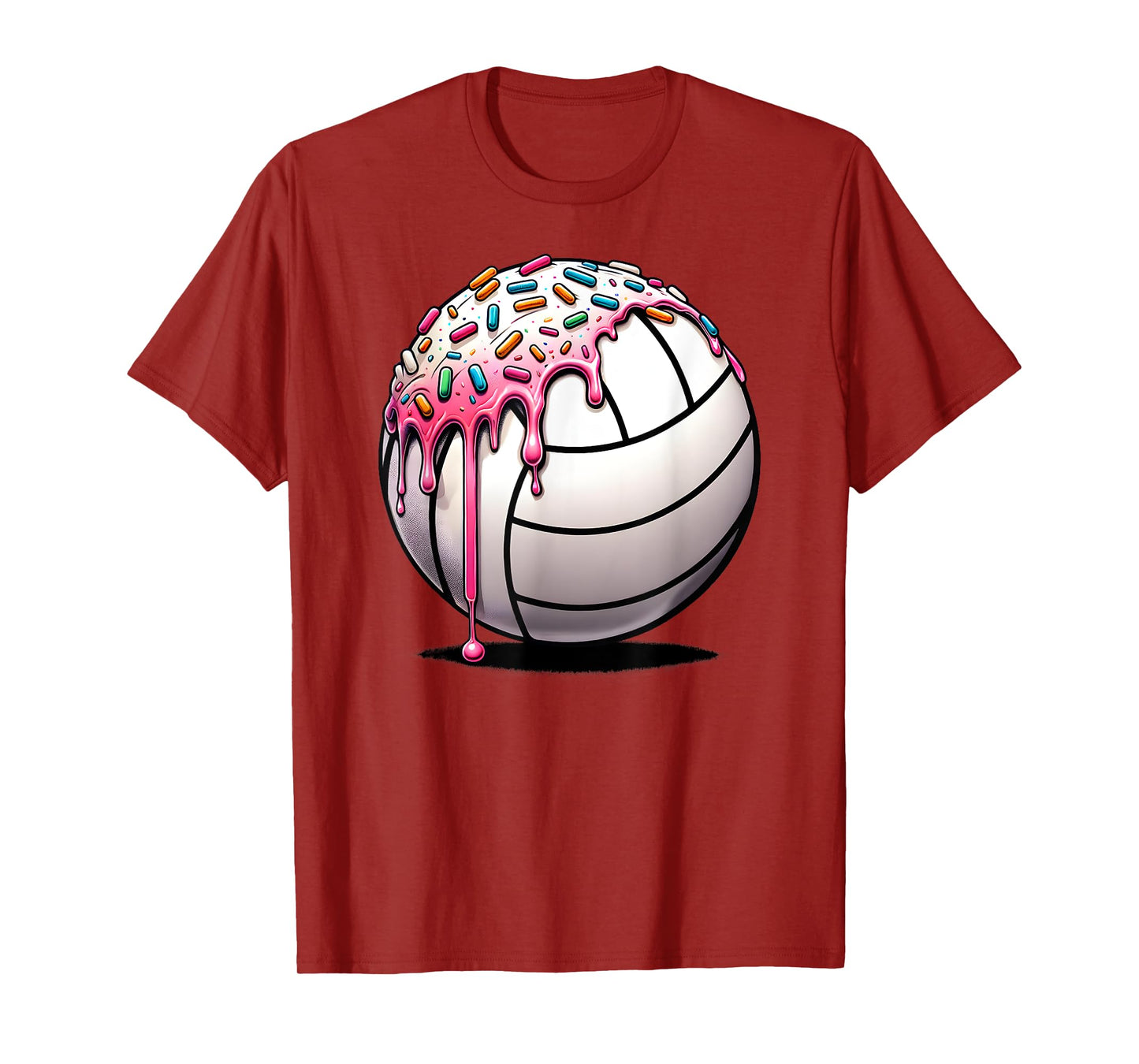 Cool Sport Volleyball Drip With Sprinkles Drip Boys Girls T-Shirt