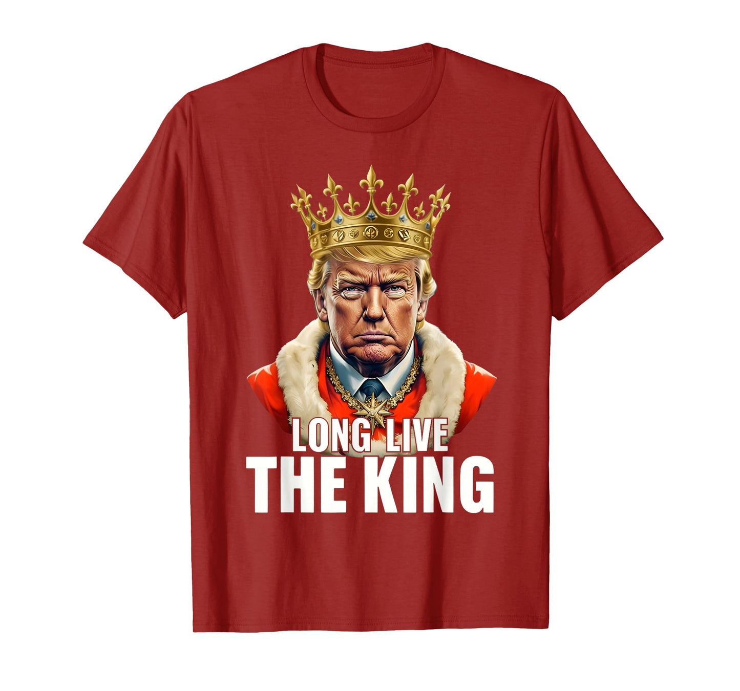 Vintage Trump Long Live the King American Patriotic Retro T-Shirt