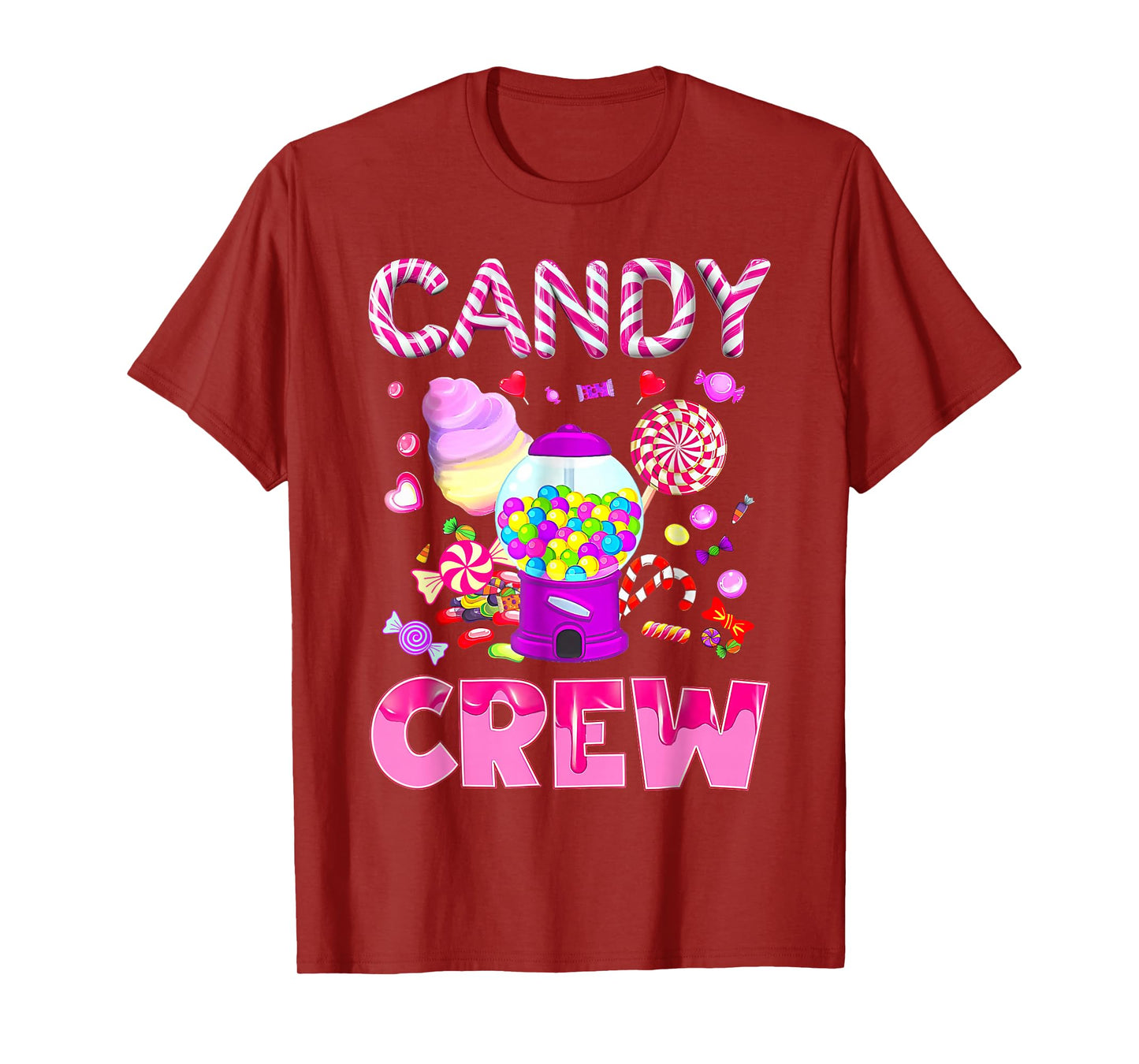 Funny Candy Crew Candy Costume Women Candy Women Girls Kids T-Shirt
