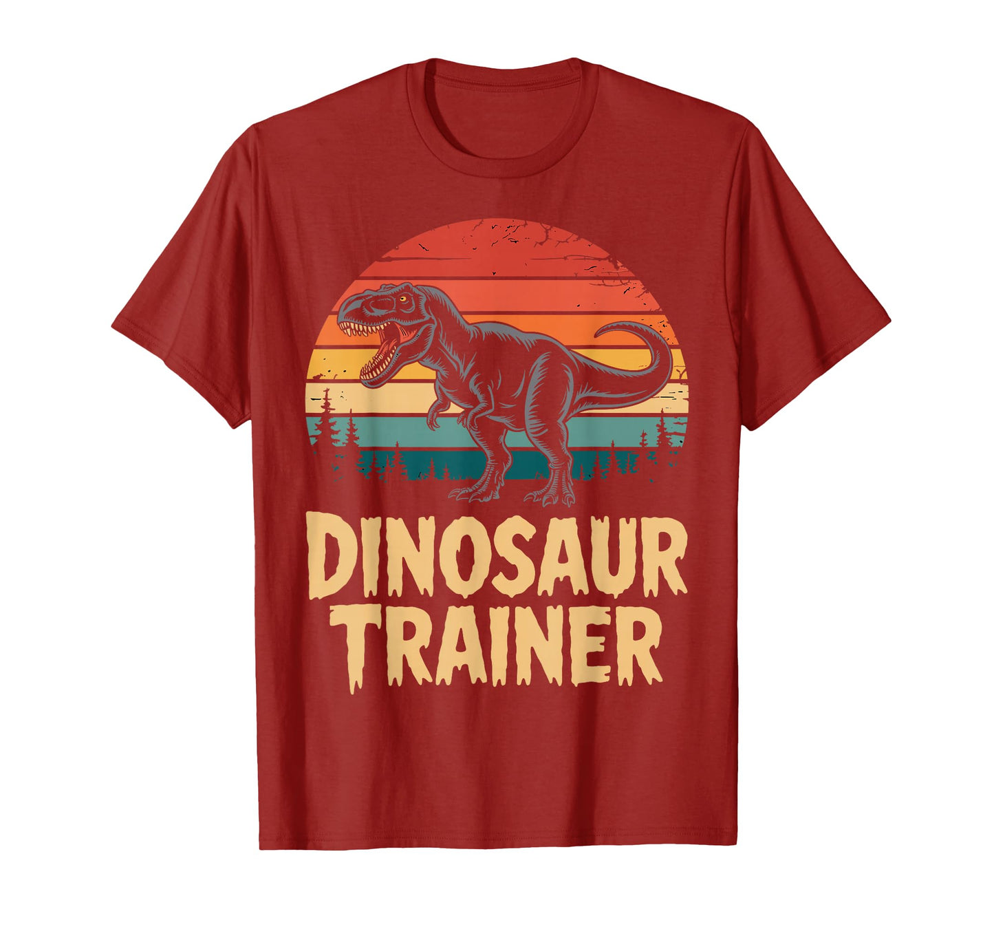 Dinosaur Trainer Retro Vintage T-Rex Lover Halloween Costume T-Shirt