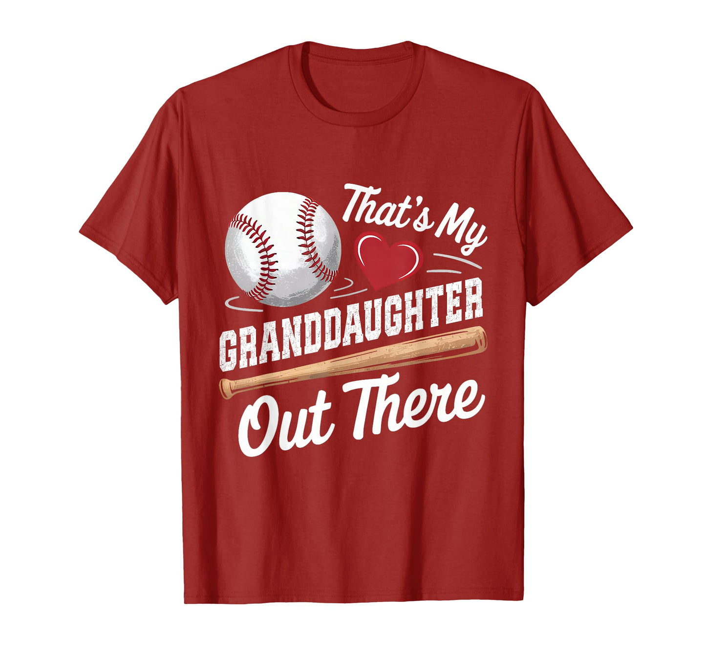 That's My Granddaughter Out There Baseball Lover Grandma T-Shirt