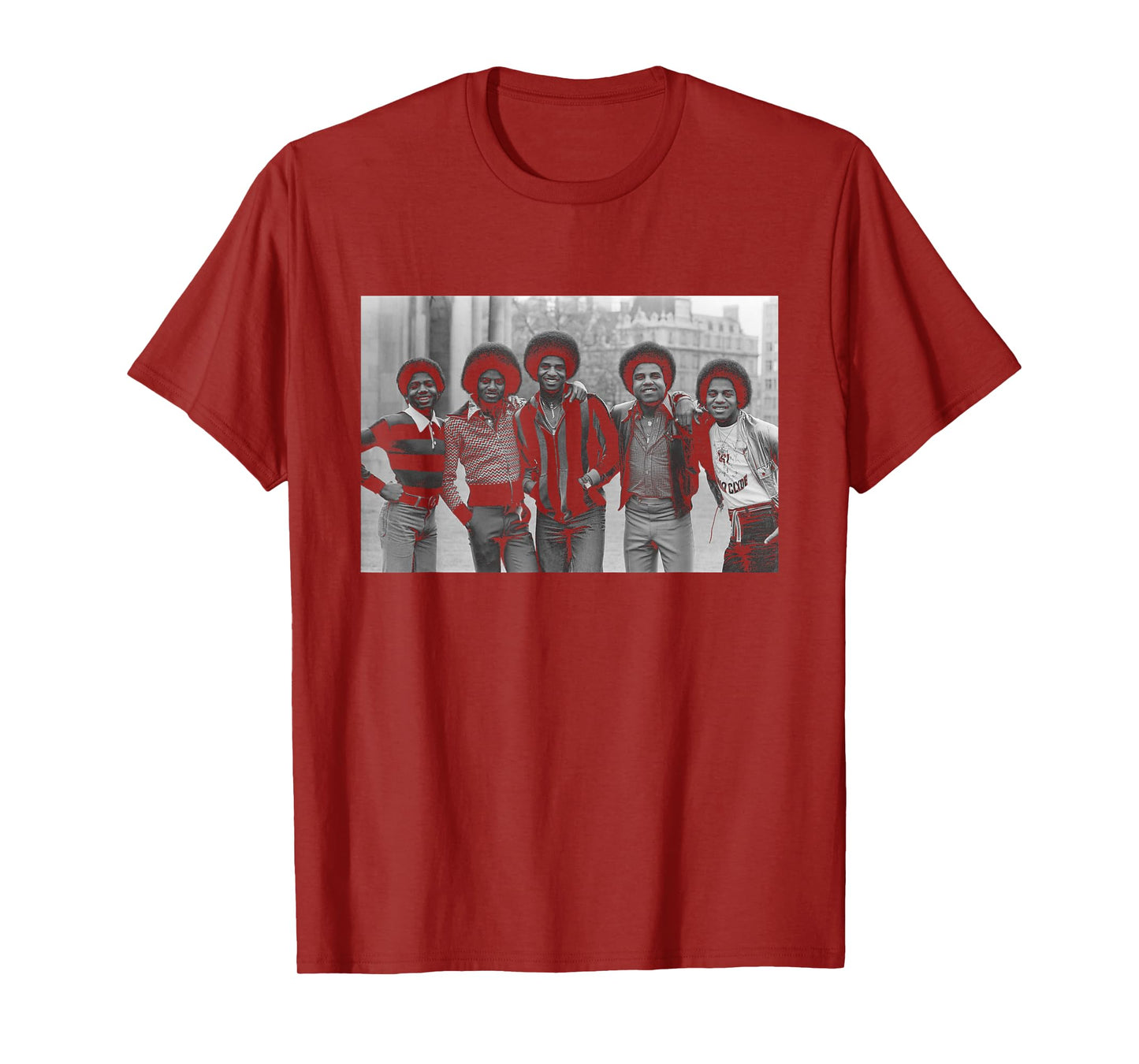 Michael Jackson The Jackson 5 Band Photo in London T-Shirt