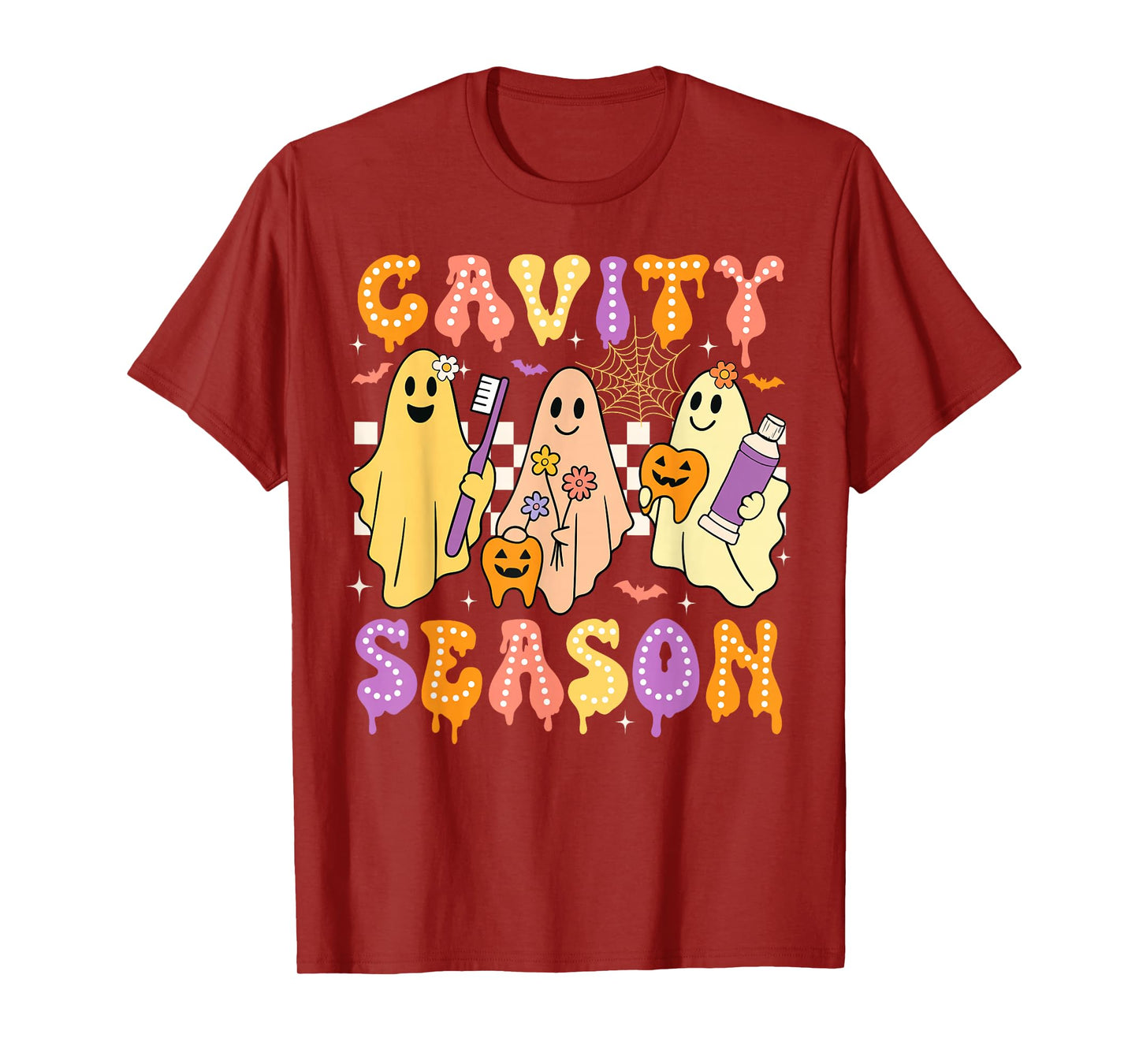 Halloween Dentist Cavity Season Dental Women Men T-Shirt
