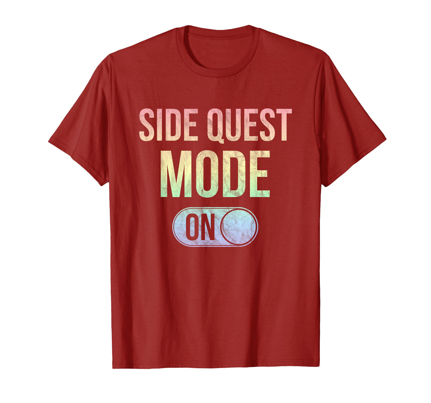 Side Quest Mode On - Funny Rave EDM Festival Gamer T-Shirt