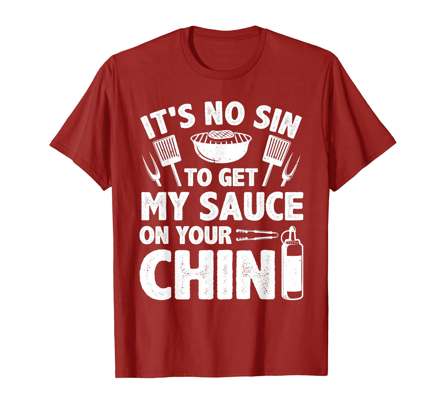 Funny BBQ Art For Men Women Grilling Meat Smoking Barbecue T-Shirt