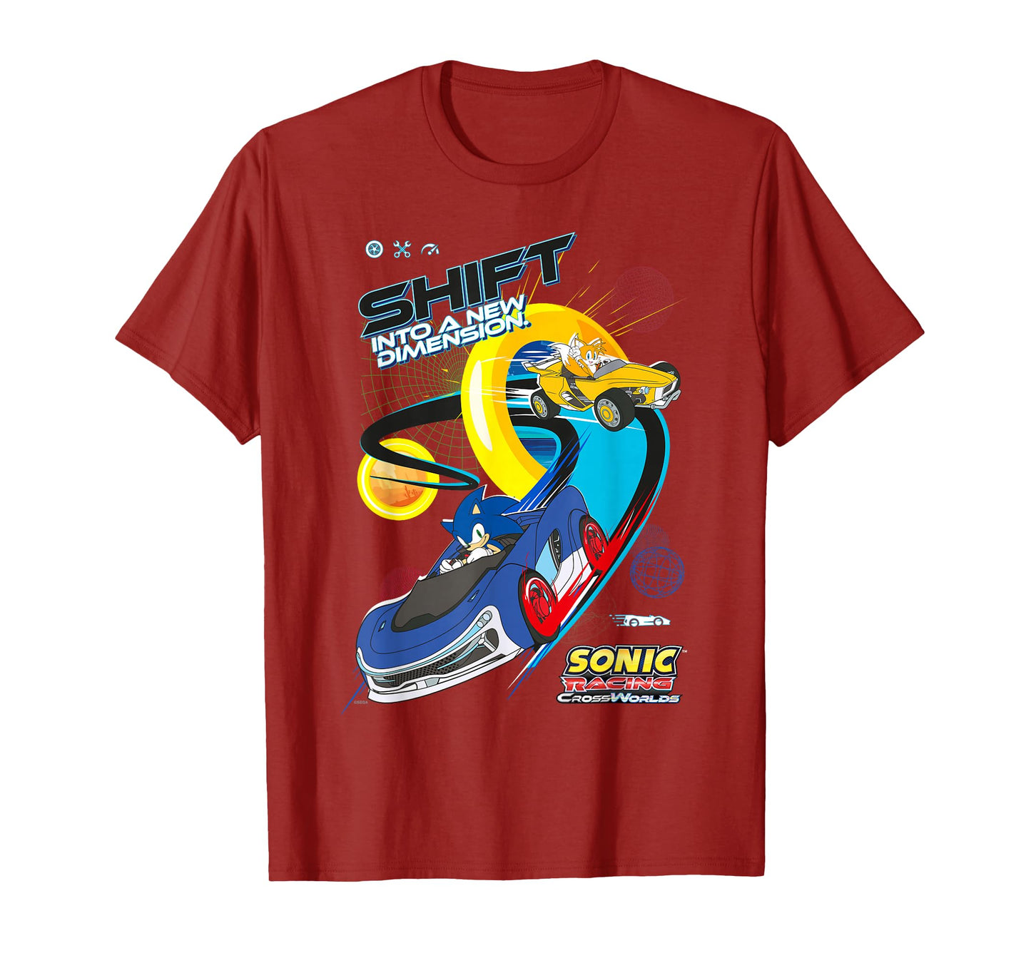 Sonic Racing CrossWorlds "Shift into a New Dimension" T-Shirt