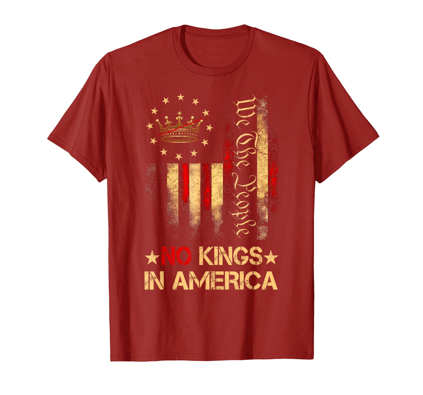 Patriotic Pro-Democracy Protest June 14 No Kings In America T-Shirt