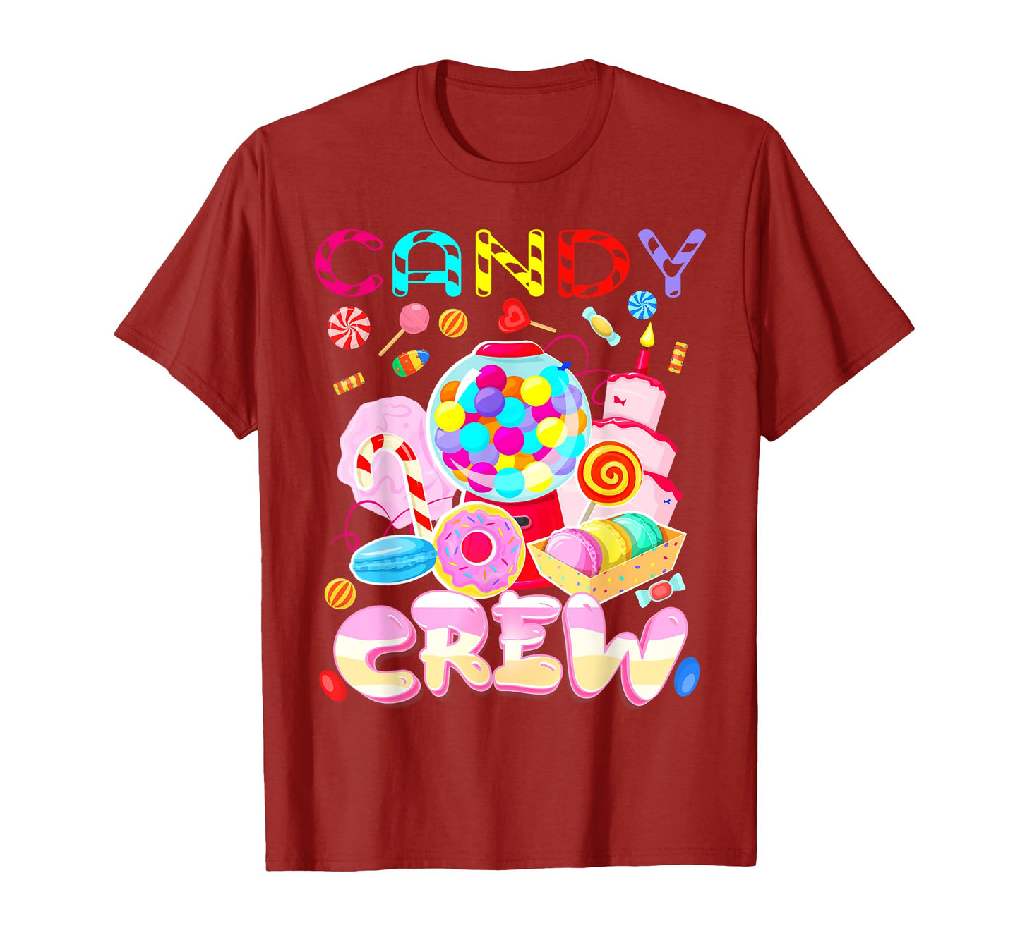Candy Land Candy Crew Party Halloween Costumes Adult Women T-Shirt