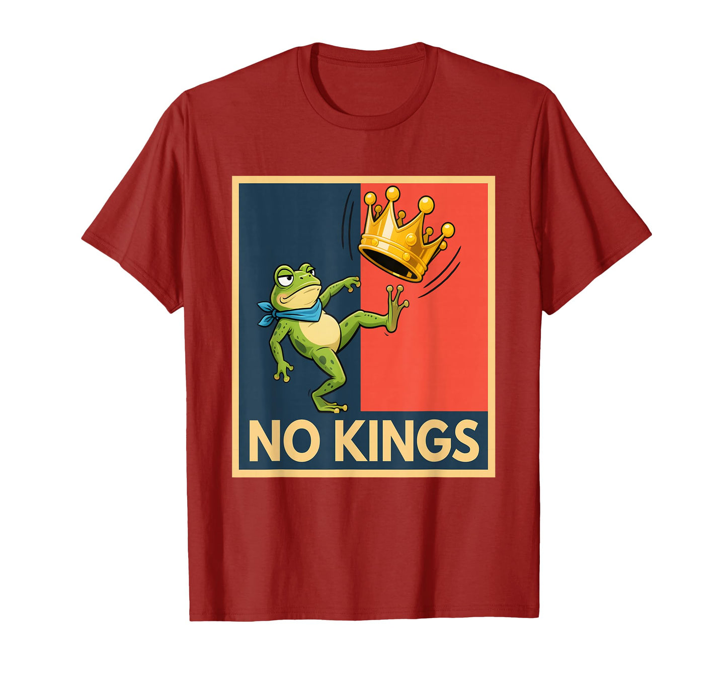No Kings Shirt Men Women Portland Frog Protest T-Shirt