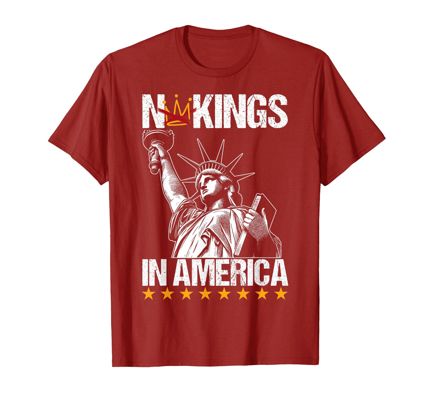 No Kings in America Protest Democraty Statue of Liberty T-Shirt