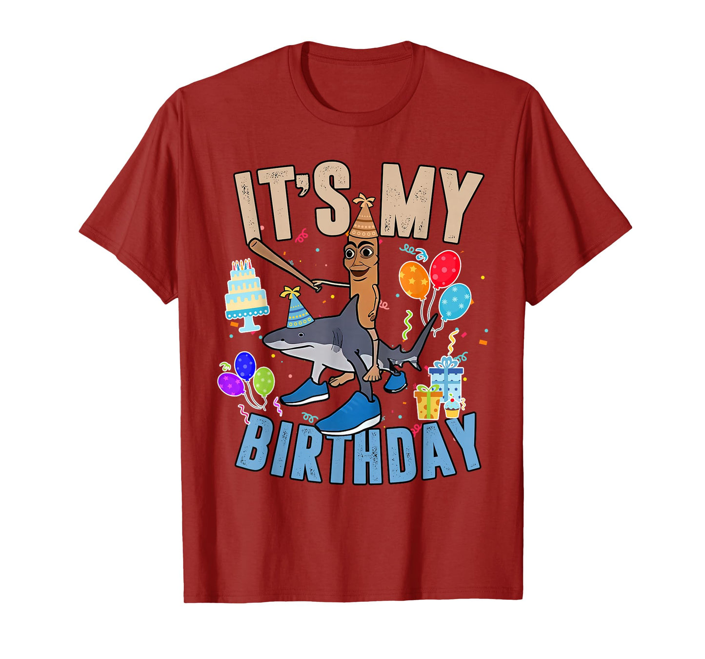 It's My Birthday Boy Tung Tung Tung Sahur Tralalero Tralala T-Shirt