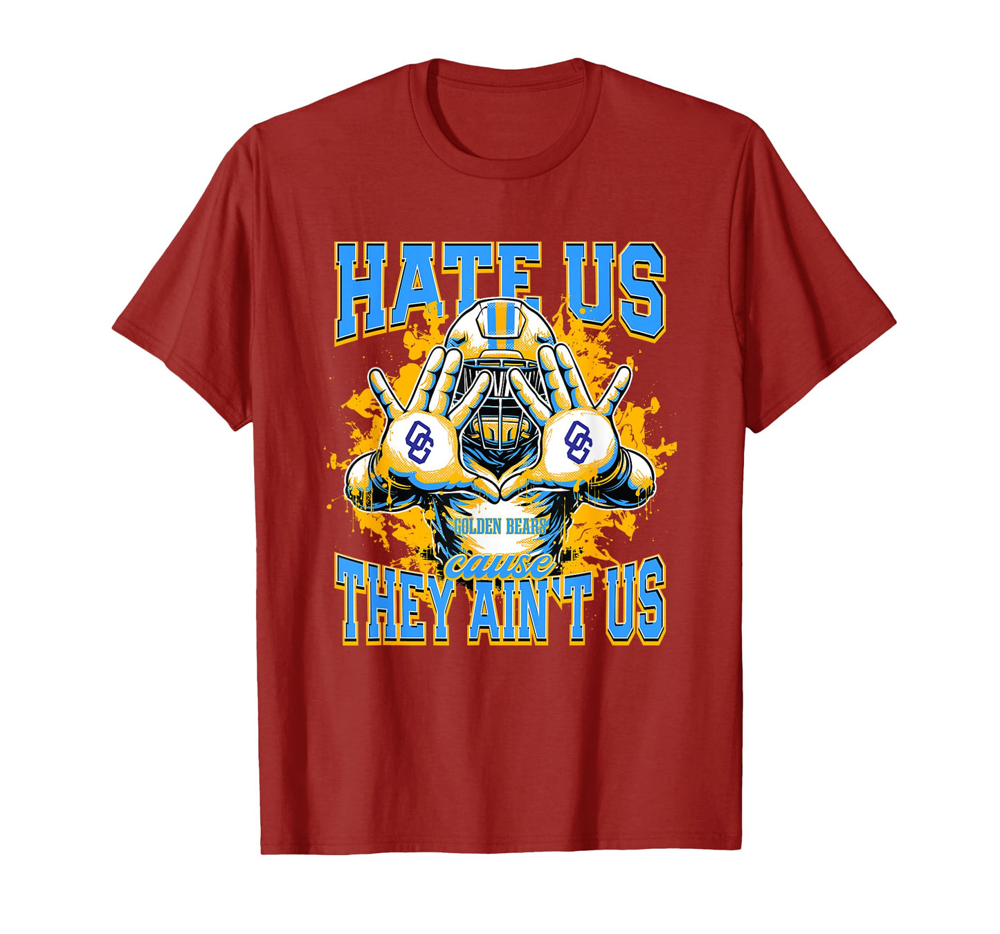 Oak Glen Golden Bears Logo Hate Us Cause They Ain't HS T-Shirt