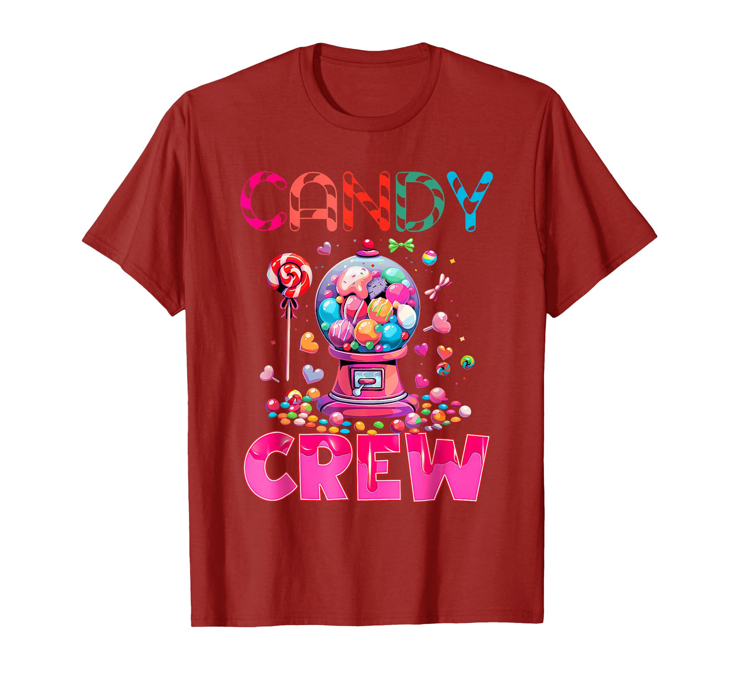 Candy Crew Candy Costume Women Candy Land Kids Sweetie T-Shirt