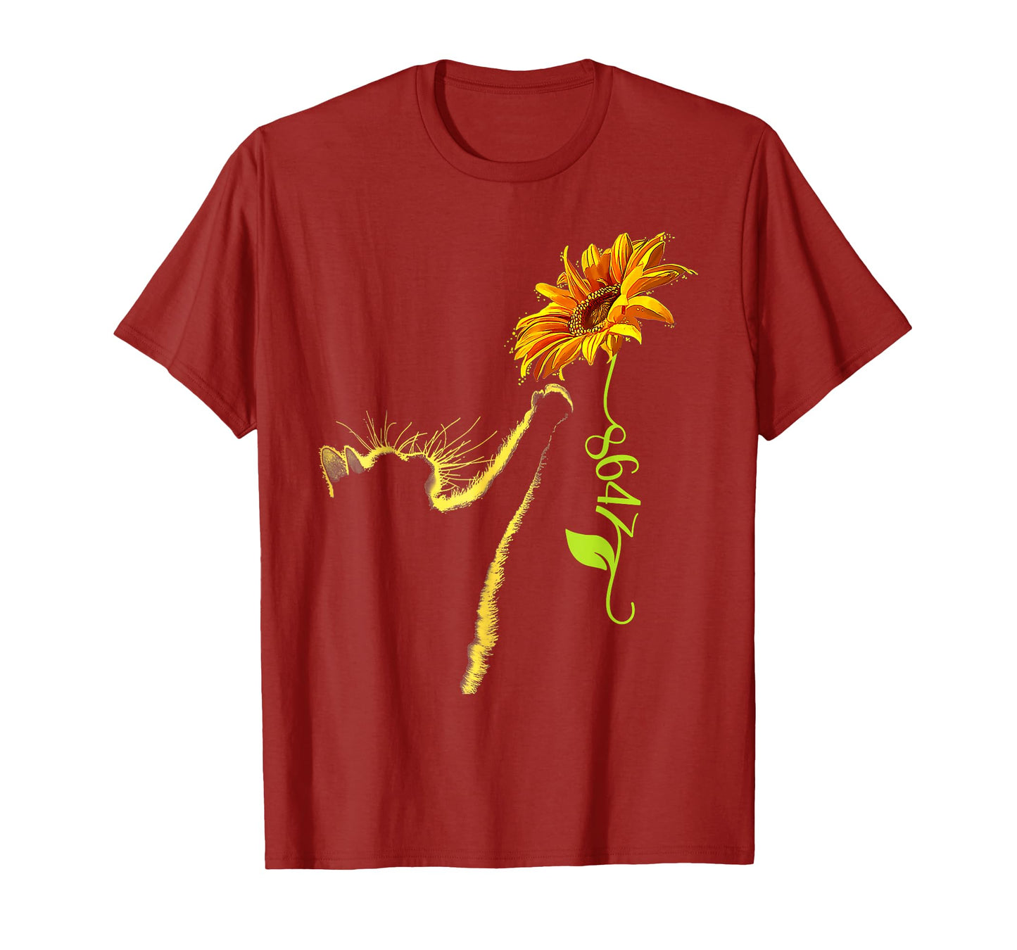 8647 Subtle Anti Trump 86 47 Sunflower Cat Lovers Feminist T-Shirt