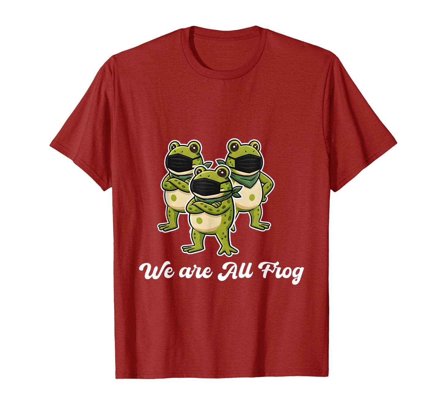 We are All Frog Frogs Together Strong Retro Portland T-Shirt